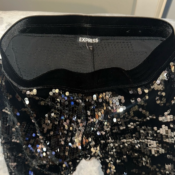 LIKE NEW EXPRESS SEQUIN PANTS!! - Picture 3 of 4